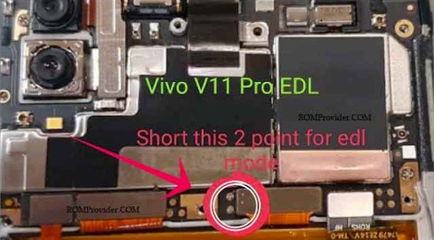 Vivo V11 Pro Test Point / EDL Point